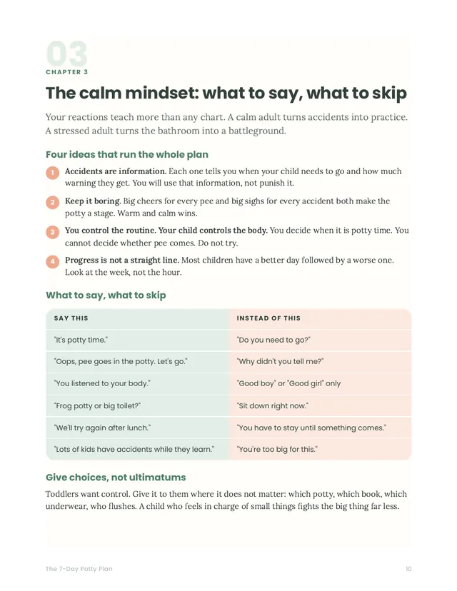 The calm mindset